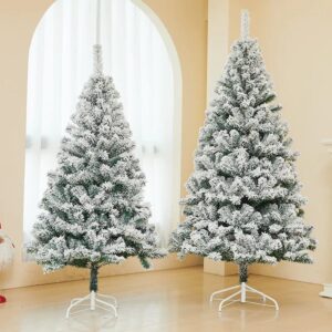 2.4M Snow flocked Christmas tree
