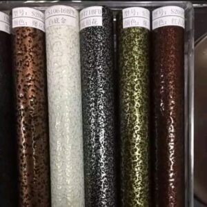 Powder-coated curtain rods