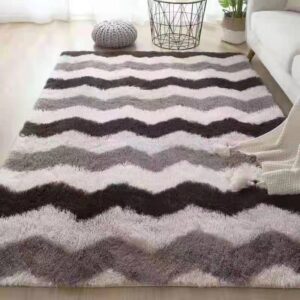 Patched Fluffy Carpets 5*8